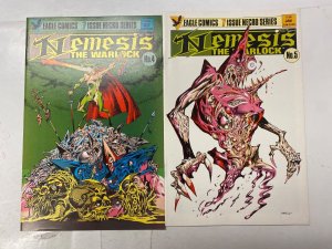 8 EAGLE comic books Nemesis Warlock #1 3 4 5 6 7 Hardcore #1 10 29 KM38