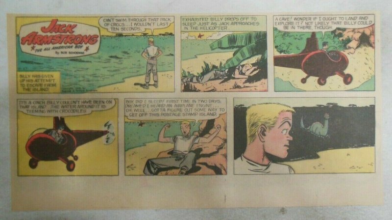 Jack Armstrong The All American Boy by Bob Schoenke 11/27/1949 Third Size Page !