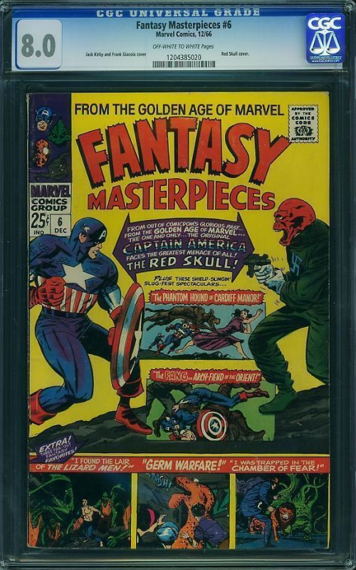 Fantasy Masterpieces #6 (1966) CGC 8.0 VF