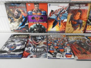 Huge Lot 36 TPB's W/ Green Arrow, Superman,  Batman+ Avg Fine+ Condition!