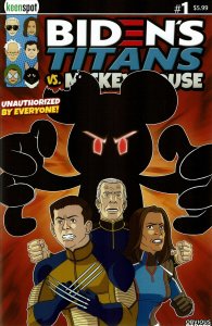 Biden's Titans Vs. Mickey Mouse #1A VF/NM ; Keenspot | 7 Kamala Harris