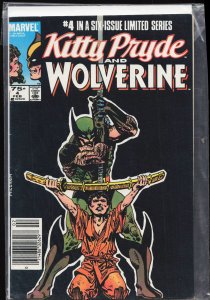 Kitty Pryde and Wolverine #4 Newsstand Edition (1985) Pryde