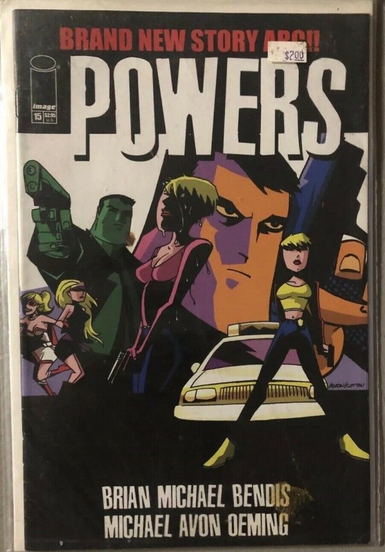 Lot Of 4 Powers Icon Comics #1 2 15 + Wizard 1/2 w/COA  2001