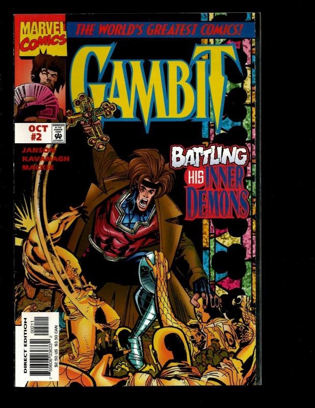 Lot Of 11 Gambit Marvel Comics # 1 2 3 1 2 3 4 6 7 8 9 Limited Series X-Men EK10