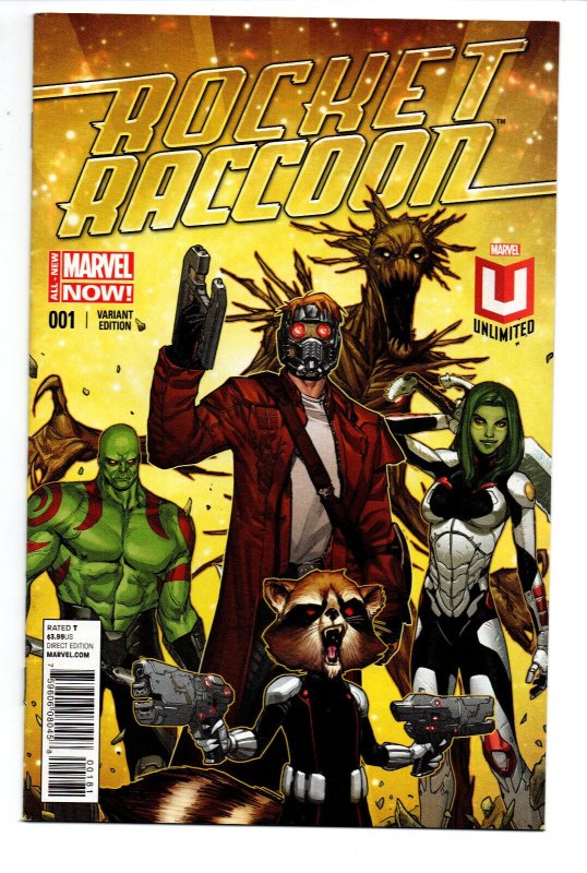 Rocket Raccoon #1 & 2 Unlimited Variant Lot - 2014 - NM 