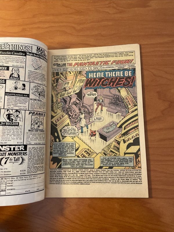 Fantastic four #185 There be witches Wandavision