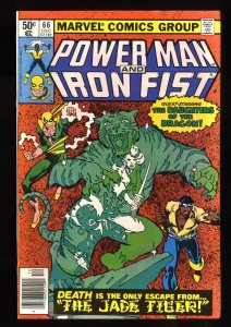 Power Man and Iron Fist #66 VF+ 8.5 Newsstand Variant