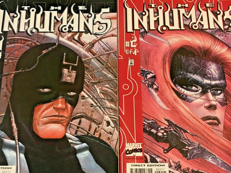 INHUMANS#1-4 VF/NM LOT 2000 MARVEL COMICS