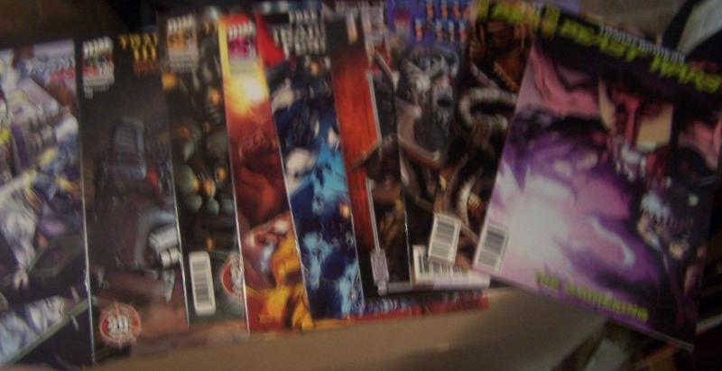 TRASNSFORMERS LOT OF 13 COMICS+  BEAST WAR +ARMADA+ WAR WITHIN+beast hunter