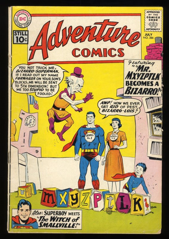 Adventure Comics #286 1st Appearance Bizarro Mr. Mxyzptlk!