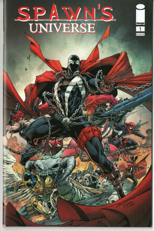 Spawn's Universe 1 All cvrs Campbell McFarlane 1st app Disruptor and Jericho NM