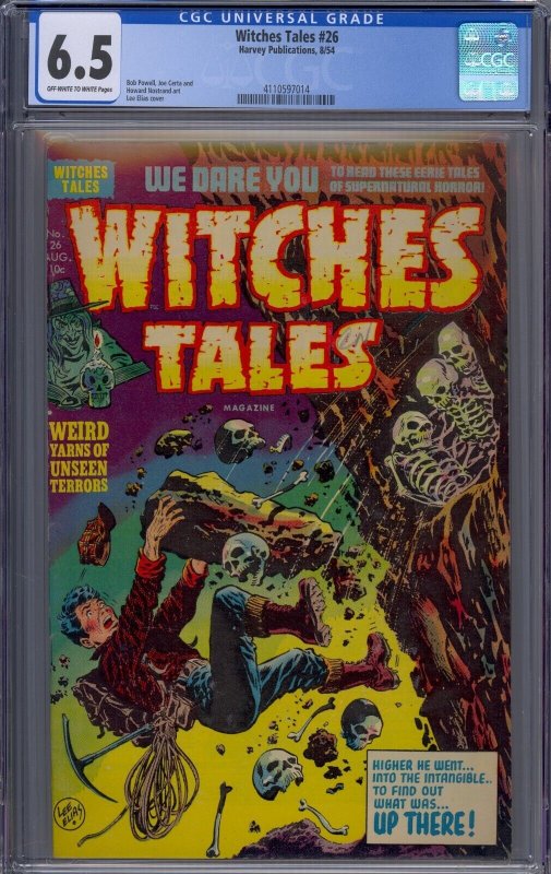 WITCHES TALES #26 CGC 6.5 LEE ELIAS PRE-CODE HORROR