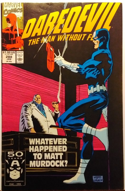 Daredevil #288 Direct Edition (1991)