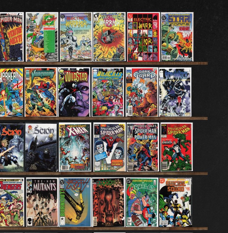 Huge Lot 140+ Comics with The Spectacular Spider-Man, Classic X-Men & More!