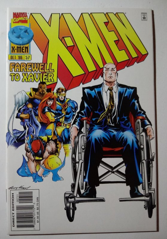 X-Men #57 (1996) FAREWELL TO XAVIER  >>> $4.99 UNLIMITED SHIPPING!!!