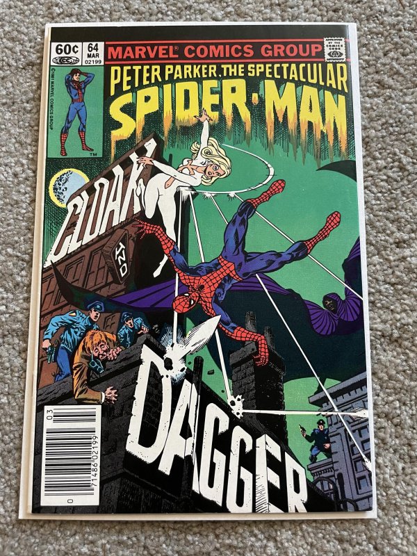 The Spectacular Spider-Man #64 Newsstand Edition (1982)