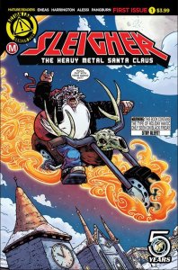 Sleigher: The Heavy Metal Santa Claus #1A VF ; Action Lab | Danger Zone