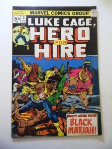 Hero for Hire #5 (1973) VG+ Condition moisture stain bc