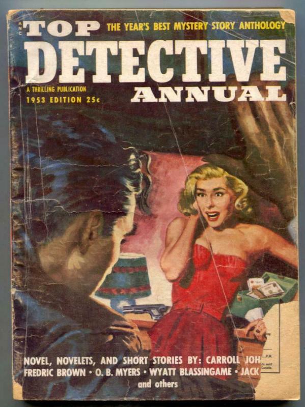 Top Detective Annual Pulp 1953- Fredric Brown- G/VG