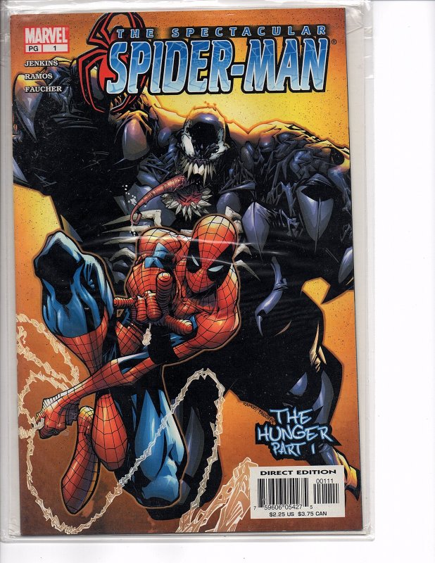 Marvel Comics (Vol. 2) The Spectacular Spider-Man #1 Venom Humberto Ramos Art