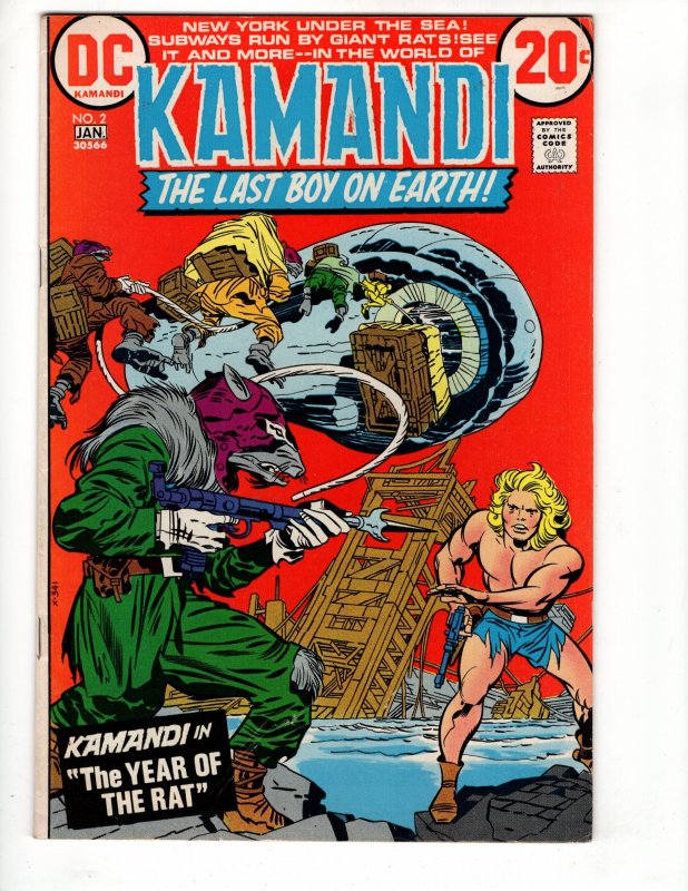 Kamandi, The Last Boy on Earth #2  Jack KING Kirby !!! Bronze DC