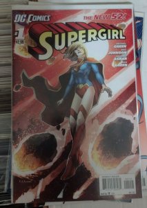 SUPERGIRL  #1  2011 DC THE NEW 52 KRYPTON KARA ZOR EL