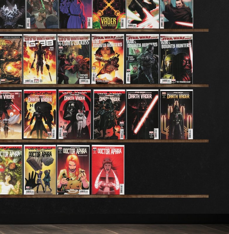 Huge Lot 150+ Comics with Darth Vader, Princess Leia, Star Wars: Yoda & More!