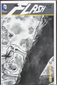 The Flash #11 Sketch Cover (2012) The Flash