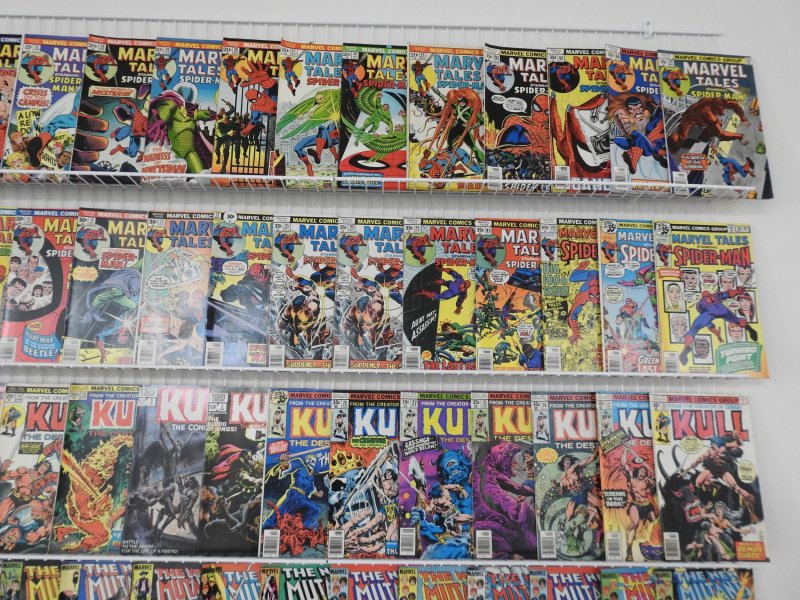 Huge Lot 190+ Comics W/ Marvel Tales, Marvel Team-Up, +More! Avg FN Cond!