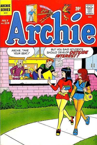 Archie Comics #219, VG (Stock photo)