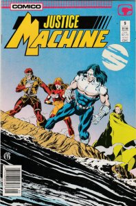 Justice Machine (Comico) #5 (Newsstand) GD ; COMICO | low grade comic Tony Isabe