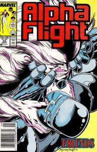 Alpha Flight (1st Series) #46 (Newsstand) FN ; Marvel | Bill Mantlo