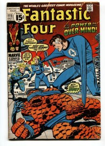 FANTASTIC FOUR #115 comic book 1st Eternals of Eyung-Origin of Over-Mind