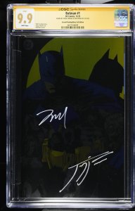 BATMAN #1 DC 2025 JORGE JIMENEZ/DAN MORA 2X SIGNED FOIL  CGC SS 9.9 NOT 9.8