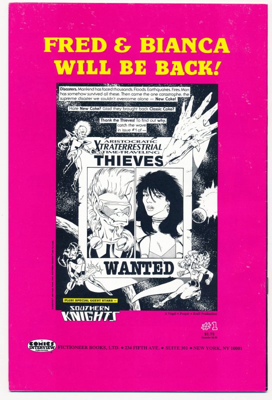 Aristocratic Xtraterrestrial Time Traveling Thieves (1986) #1 NM