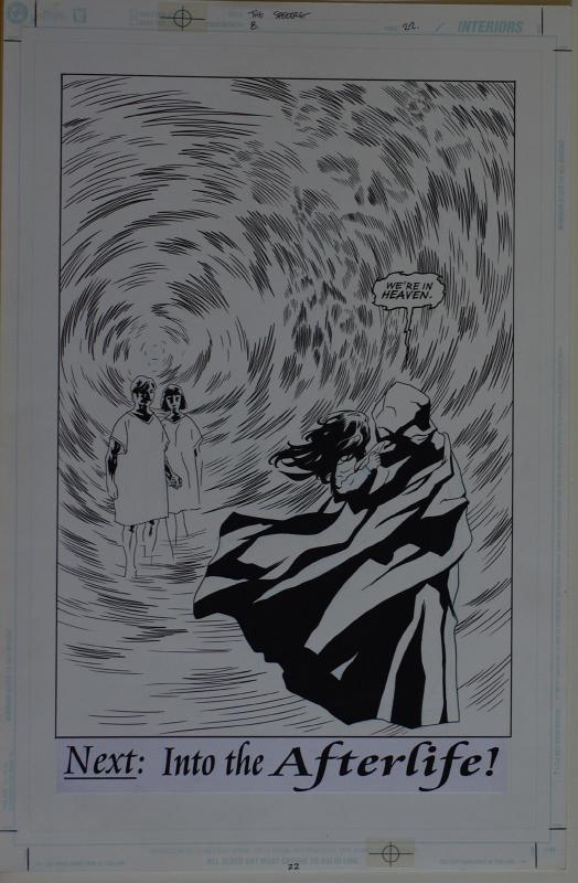 RYAN SOOK / JIM ROYAL original art, SPECTRE #8 pg 22,11x17, Splash, Heaven