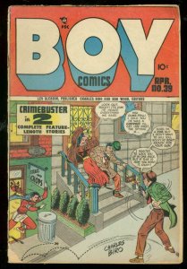 BOY COMICS #39 1948-CRIMEBUSTER-LEV GLEASON-CHAS BIRO VG-