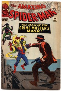 Amazing Spider-Man #26 1965-Steve Ditko- 1st Crime Master- VG