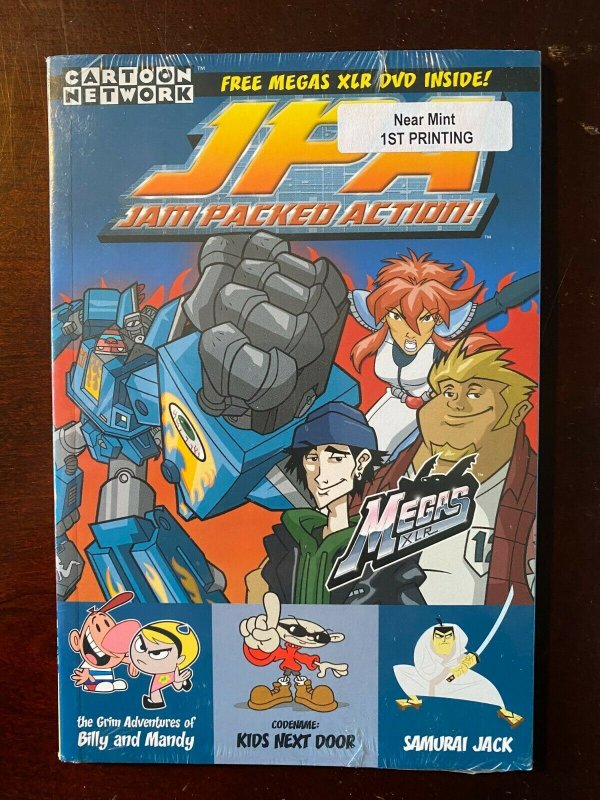 JPA Jam Packed Action SC TPB Digest (in cello) Cartoon Network NM