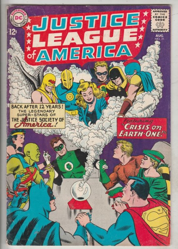 Justice League of America #21 (Aug-63) FN/VF Mid-High-Grade Justice League of...