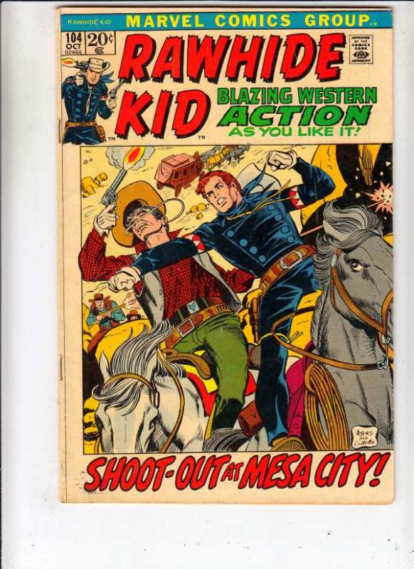 Rawhide Kid #104 (Oct-72) FN+ Mid-High-Grade Rawhide Kid