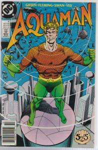 SET OF 5 AQUAMAN COPPER AGE DC COMICS, FULL STORY ARC, ALL BAGGED W/BOARDS N/M