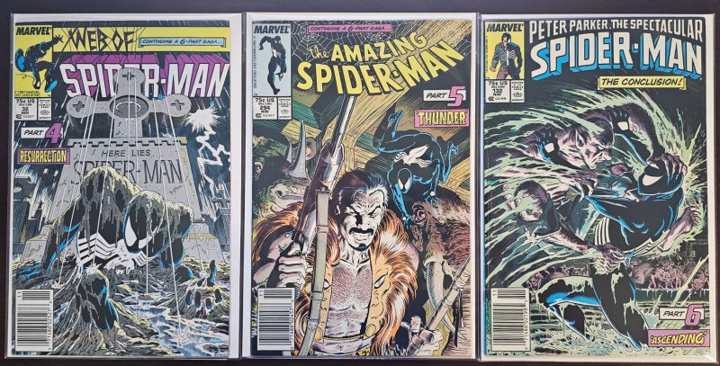 KRAVENS LAST HUNT, Full Set, AMS 293, 294.Web 31,32. Spect. 131,132