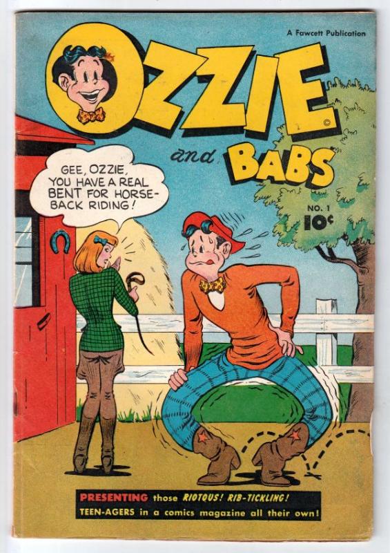 Ozzie And Babs #1 (Dec-47) VF+ High-Grade Ozzie, Babs