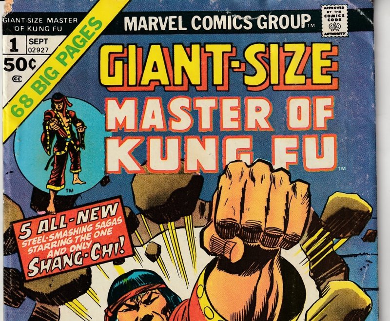 Giant Size Master of Kung Fu # 1