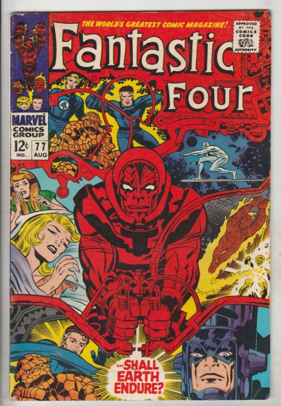 Fantastic Four #77 (Aug-68) FN/VF Mid-High-Grade Fantastic Four, Mr. Fantasti...