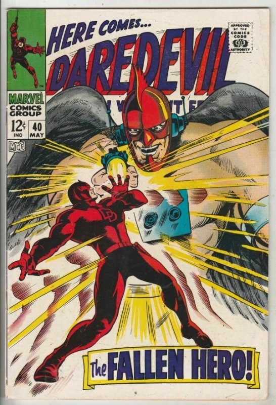 Daredevil # 40 Strict VF/NM High-Grade The Unholy Three Artist Gene Colan