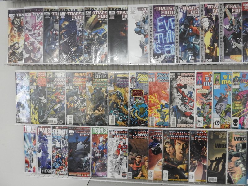 Huge Lot of 140+ Comics W/ ALL TRANSFORMERS!!! Avg. VF Condition!