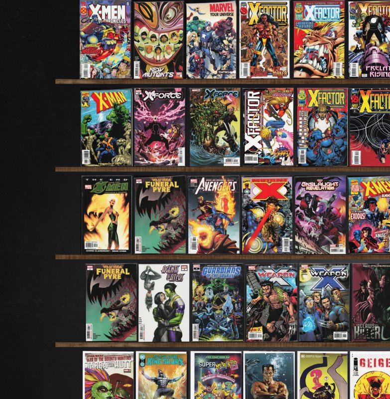 Huge Lot 170+ Comics with X-Factor, X-Force, Weapon X, Avengers & More!