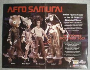 AFRO SAMURAI Promo Poster, 22x17, 2007, Unused, more in our store